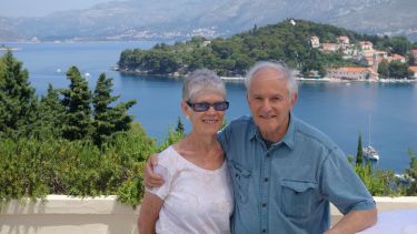 Harry and Margaret Kroto in Croatia