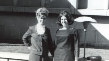 Margaret and Hazel in Ottawa, 1966.