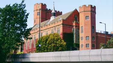 Exterior of Firth Court from the Concourse