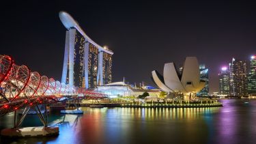 The waterfront in Singapore
