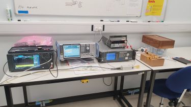  Fellowship mmWave test equipment within the mmWave Lab.