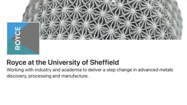 Royce at the University of Sheffield - LinkedIn Image