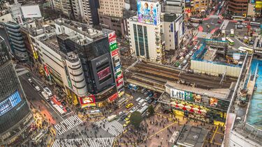 A city scene