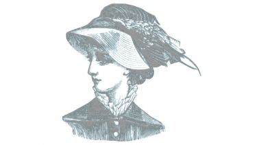 An illustration of a Victorian woman
