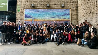 Landscape Architecture students on a field trip to London