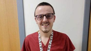 Thomas Beresford who completed his Nursing Associate Apprenticeship in 2020 and has gone on to work in an A&E department