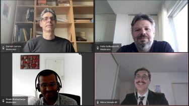 Spinner Fellow successfully defending his PhD thesis in Video conference with Damien Lacroix, Fabio Galbusera and Pinaki Bhattacharya