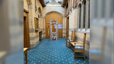 New WW1 memorial in Firth Court