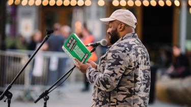 Magid Magid reads at Together in the Square 2021