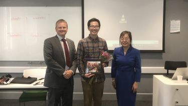 Dr Butler, Zhipeng Duan and Professor Li