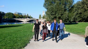 Third year landscape architecture students during the summer school in Bavaria