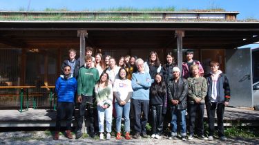 Third year landscape architecture students during the summer school in Bavaria