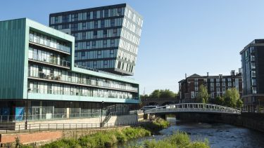 The River Don in Sheffield city centre