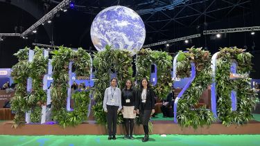 UoS delegates at COP26