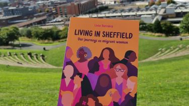 Living in Sheffield book cover