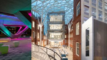 Photo montage of the concourse, engineering heartspace and transformer estates projects
