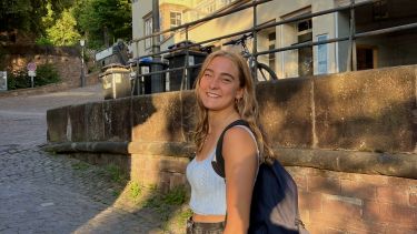 SLC student Nina Moubayed in Reims
