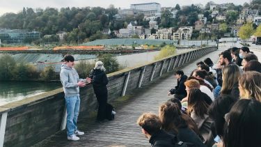 Second year Landscape Architecture students in Paris