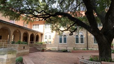 University of Texas courtyard