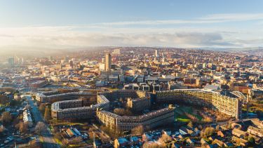 Panoramic image of Sheffield