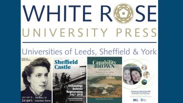 Logo and book covers for White Rose University Press