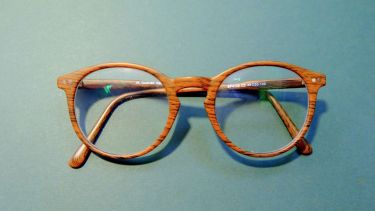 Image of a pair of brown glasses