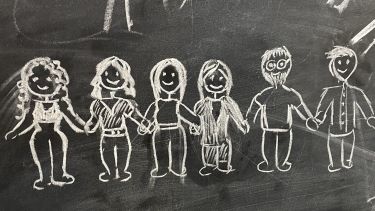 Illustration of friendship group 