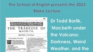Blake Lecture Poster