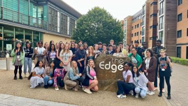 Summer school participants at our Endcliffe student accommodation 