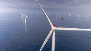 Photograph of wind turbines, courtesy of Siemens Gamesa Renewable Energy