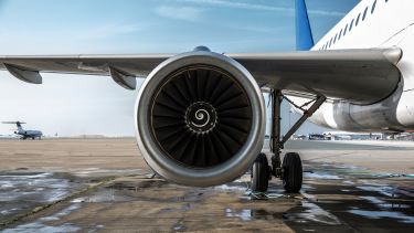 Aeroplane engine and wing