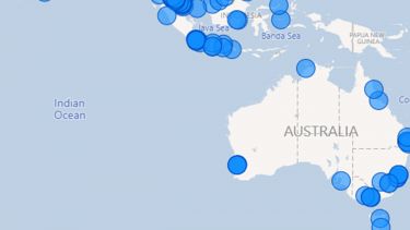 Heat map of our alumni in South Asia & Australia 