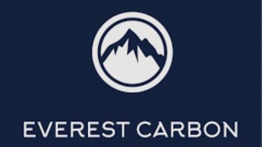Everest Carbon logo featuring a white mountain circular icon above white text reading Everest Carbon