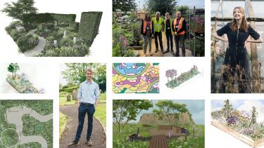 Students from the Department of Landscape Architecture taking part in RHS Tatton Park Flower Show 23