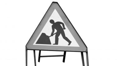 roadworks sign