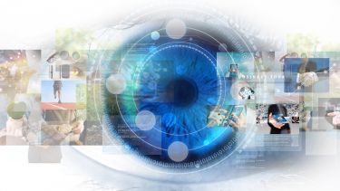 Abstract stock image depicting computer vision 