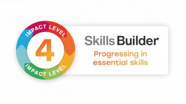 Skills Builder level 4 accreditation badge