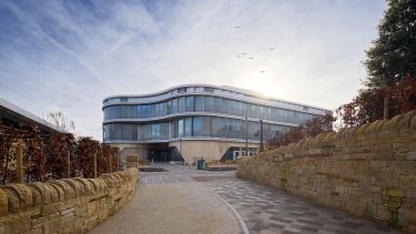 Image of The Wave Building from Northumberland road entrance