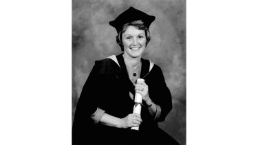 Susan Ross's portrait as Sheffield graduate