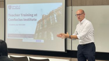 Andy Barker introduces teaching seminar