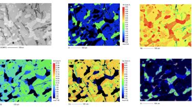 WDS Mapping of Elements in an “As Cast and Heat Treated” NbSi Alloy