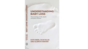 Book Front Cover Titled - Understanding Baby Loss, by Kate Reed, Julie Ellis and Elspeth Whitby.