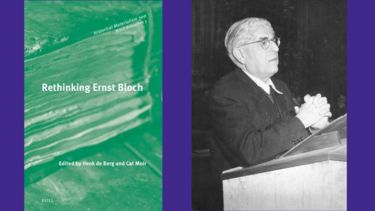 Cover of the publication Rethinking Ernst Bloch and a picture of Ernst Bloch