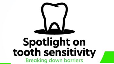 A logo of the spotlight on tooth sensitivity initiative 