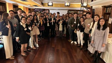 Alumni guests at Management School alumni meet up at China Club November 23