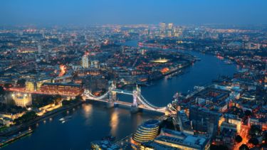 Image of London from the sky