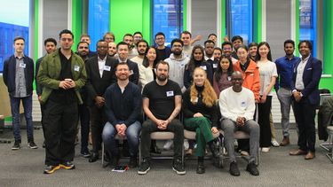 A team photo showing all of the participants in the IEEE Entrepreneurship Event held at the University Sheffield in February 2024