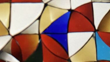 An abstract image of many colours