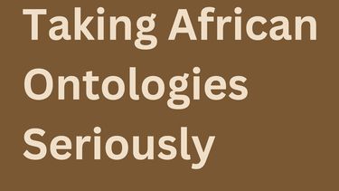 Poster with text reading: Dr Patrice Haynes (Nottingham University), Minorities and Philosophy Annual Lecture, Taking African Ontologies Seriously, Friday 26th April, 2.30-4.30pm, Diamond LT 7, free to all (refreshments provided)