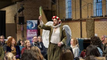 A performance of ‘Moving Heaven and Earth’ at Kelham Island Museum 